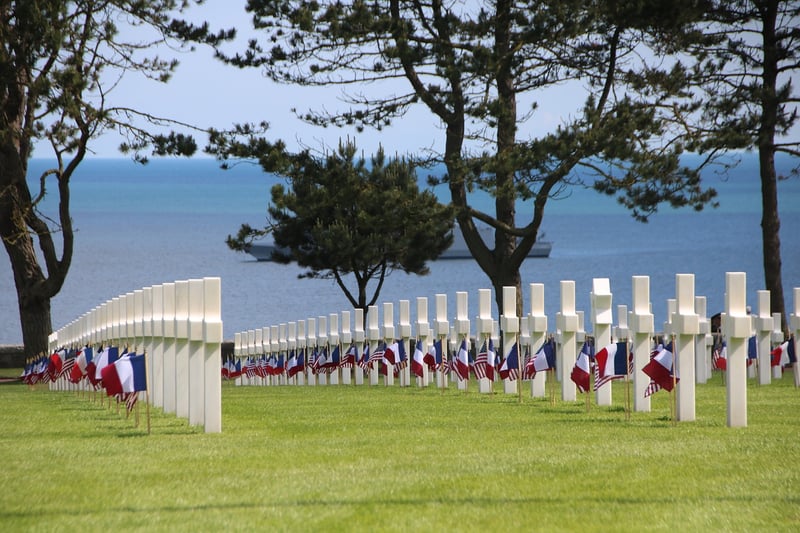 American Cemetery in Normandy, France